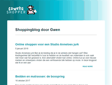 Tablet Screenshot of cowetashopper.com